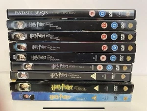 Harry Potter DVD Set 1-8 Plus Fantastic Beasts Complete 8 Film Collection - Picture 1 of 1
