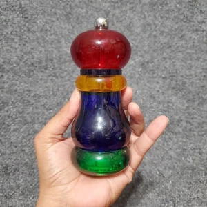 Vintage Olde Thompson Sunset Fiesta MultiColor Pepper Mill Shaker Used Working - Picture 1 of 9