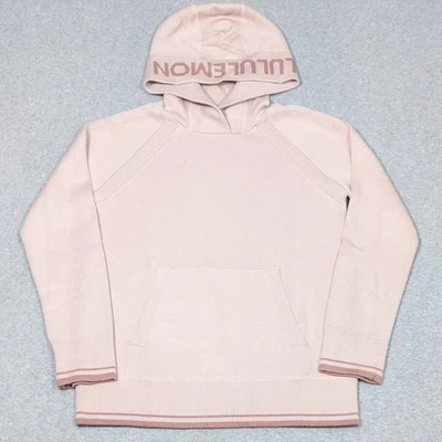 Lululemon Athletica 卫衣 连帽衫 女式 4 码 舒缓 粉色 Bliss — 第 1/4 张图片