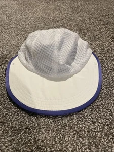 Cappello da sole vintage Patagonia a tesa larga in rete bimini bianco - Foto 1 di 4