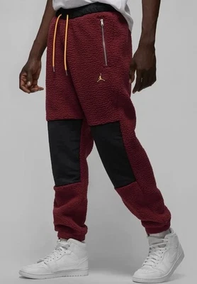 Size L- Nike Air Jordan Winter Sherpa Woven Joggers Pants DV1569-680 - Image 1 of 3