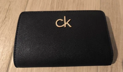 Calvin Klein Geldbeutel klein Original schwarz *Bilder Anschauen!* - Bild 1 von 4