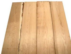 4x Kirschbaum Holz Kirschholz 77x17-18cm x 23mm #T7 - Bild 1 von 2