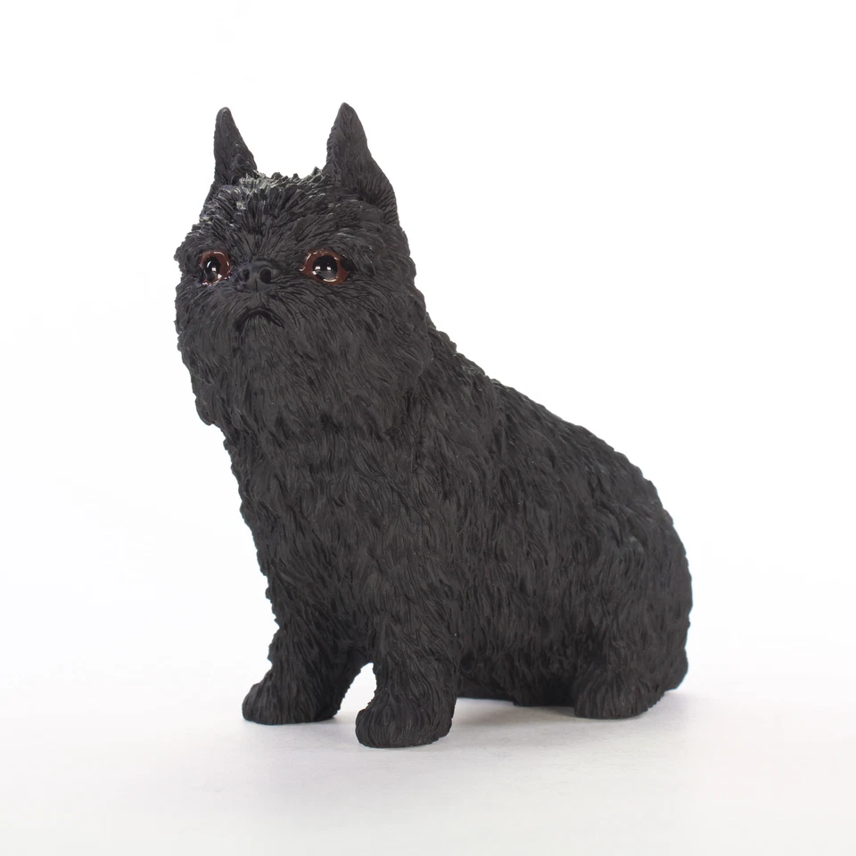 Estatuilla de Grifón de Bruselas Estatua Coleccionable Pintada a Mano Foto 1 de 1