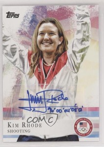 2012 Topps US Olympic Team and Hopefuls Kim Rhode #37 Rookie Auto RC