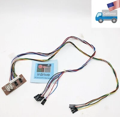 NEU PC Tower Gehäuse Frontplatte 2x USB Port, Mikrofon/Lautsprecher Klinke PCB Montagekabel - Bild 1 von 4