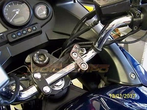 Motorcycle Speedo Clock Handlebar Mount Bracket Custom Cafe Racer Bobber Brat - Picture 1 of 5