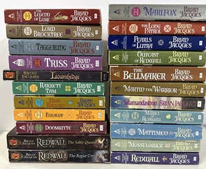 The Redwall Series by Brian Jacques -Paperback - Books 1-22 - Picture 1 of 13