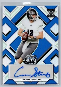 2022 Leaf Metal RC Rookie Auto /30 #BA-CS1 Carson Strong - Picture 1 of 2