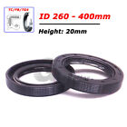 TC Skeleton Oil Seal Rings NBR Rotary Shaft Double Lip Seals 260~400mm / H=20mm