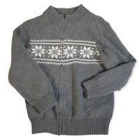 Details about   NWT Gymboree North Pole Party Gray Red Fair Isle Cardigan Sweater 6 12 18 24 2T