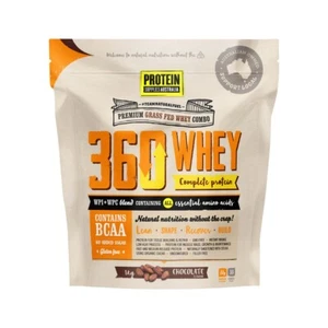New Protein Supplies Australia 360 Whey Complete Protein Chocolate 1kg with BCAA - Picture 1 of 1
