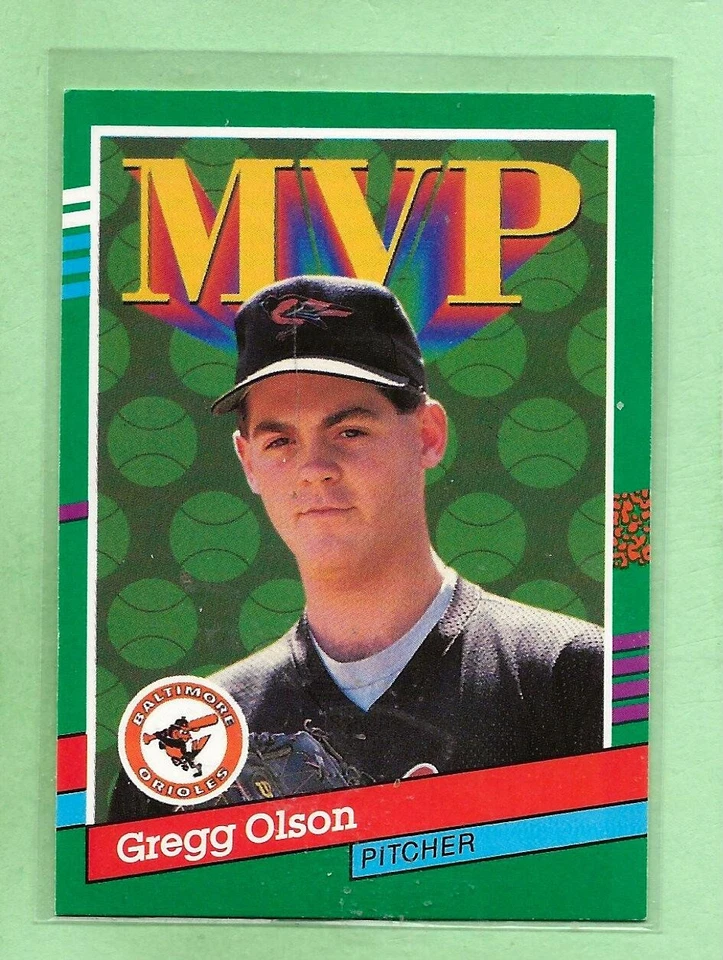 GREGG OLSON - 1991 Donruss "MVP" - #393 - Orioles - Comb. Shipping - Image 1 of 1
