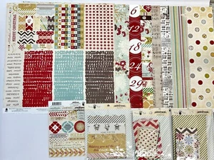 Pantalones de fantasía diseños FELIZ NAVIDAD 12X12 kit de álbumes de recortes pegatinas papel - Imagen 1 de 4