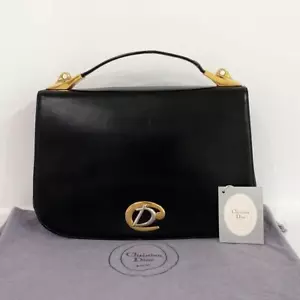 Dior Handbag Cd Hardware Gold Calf Leather - Picture 1 of 12