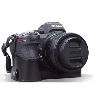 MegaGear Nikon Z5 Ever Ready Genuine Leather Camera Half Case - Picture 1 of 11