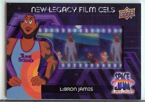 Tarjeta de reliquias Space Jam A New Legacy Film Cels #FC-18 LeBron James - Upper Deck - Imagen 1 de 2