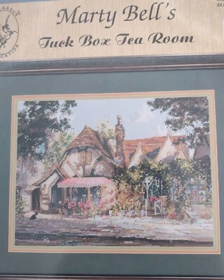 Cross stitch pattern "Tuck Box Tea Room" by Marty Bell; a beautiful design - Image 1 of 2