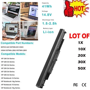 🧡LOT 1-50x HS04 HS03 Battery For HP 807956-001 807957-001 807612-421 HSTNN-LB6U - Picture 1 of 24