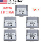5PCS 3.6V 2100mAh Battery 68300900 for HETRONIC Remote Control (us stock)
