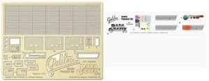1/32 Star Trek: Galileo Shuttle Control Panel Photo-Etch & Backlight Film Set fo - Picture 1 of 1
