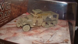 Modellino Corgi CC60402 WWII Legends M3A1 Half Track scala 1:50 D-Day 60° Anniversa - Foto 1 di 10