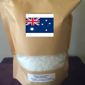 MAGNESIUM CHLORIDE FLAKES Food Grade Bath Salts Australia Local stock - Picture 1 of 2
