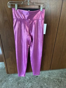 Heroine Sport Marvel Shine Leggings HS-4-019 Magenta Mid Rise Size:Small - Picture 1 of 8