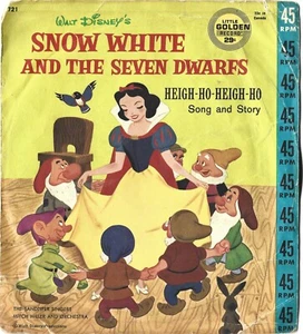 Walt Disney's SNOW WHITE and The Seven Dwarfs -The Sandpipers 7" Vinyl Single - Picture 1 of 4