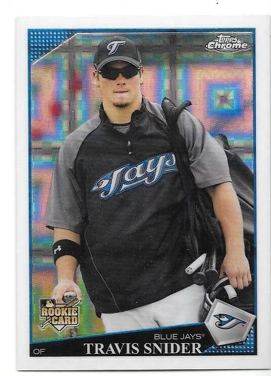 TRAVIS SNIDER ROOKIE XFRACTOR 2009 TOPPS CHROME 171 TORONTO BLUE JAYS - Image 1 of 1