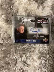 2016 Marvel Captain America: Civil War Jeremy Renner Hawkeye Autograph