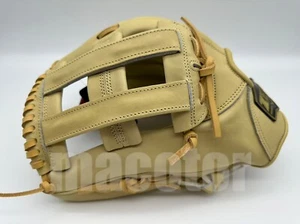 ZETT Pro Model 12.5" Outfield Baseball Glove Cream LHT Japan SALE Limited - Picture 1 of 5