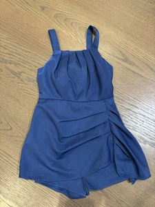 Pagliaccetto pantaloncino blu bambina abituale taglia 7/8 - Foto 1 di 3