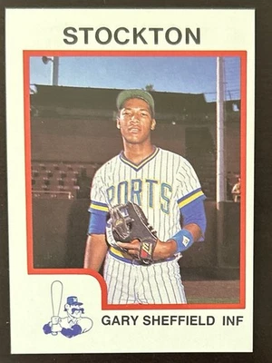 1987 Stockton Ports Gary Sheffield Rookie MINT - Image 1 of 2