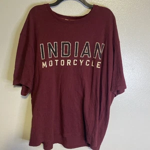 Indian Motorcycle Herren Distressed Block Logo T-Shirt - Bild 1 von 10