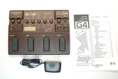 Korg ToneWorks G4 Rotary Speaker Simulator Pedal - Top Zustand! mit Netzteil - Bild 1 von 4