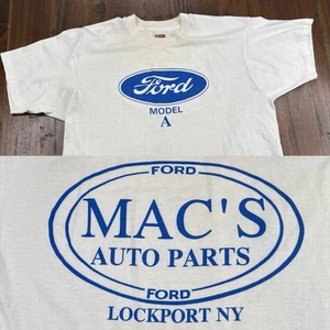 Vintage Ford Model A T-Shirt Single Stitch Gr. Large MAC’s Auto New York Distressed - Bild 1 von 17