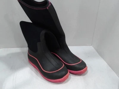 Usado Muy Bueno - Muck Mujer Hale Wellington, Negro/Rosa, EE. UU. 7 / UE 37-38 Foto 1 de 4