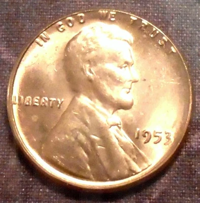 1953 Wheat Cent BU Near FuLL Red BRILLIANT UNCIRCULATED Penny PICK a SET HERE! - Image 1 of 3