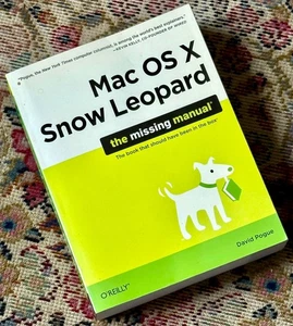 Mac OS X Snow Leopard The Missing Manual David Pogue 2009 BIG paperback - Picture 1 of 1