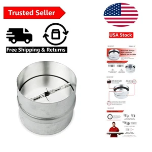 Professional 6" Duct Damper with Automatic Operation – Perfect for HVAC Systems - Picture 1 of 11