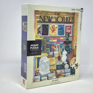 The New Yorker ART SHOP Cover Puzzle 1000 Pieces New York Puzzle Co Sealed  NEW  - Picture 1 of 13