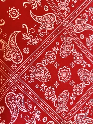 Pañuelo vintage Marcus Brothers algodón tramposo tela acolchado costura Foto 1 de 4