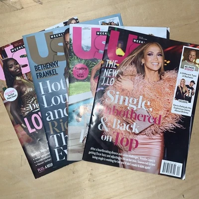 US Weekly Magazine Lot Of 4 Mags 8/4, 8/25,10/27,11/3 New Lot Of 4 - Image 1 of 4