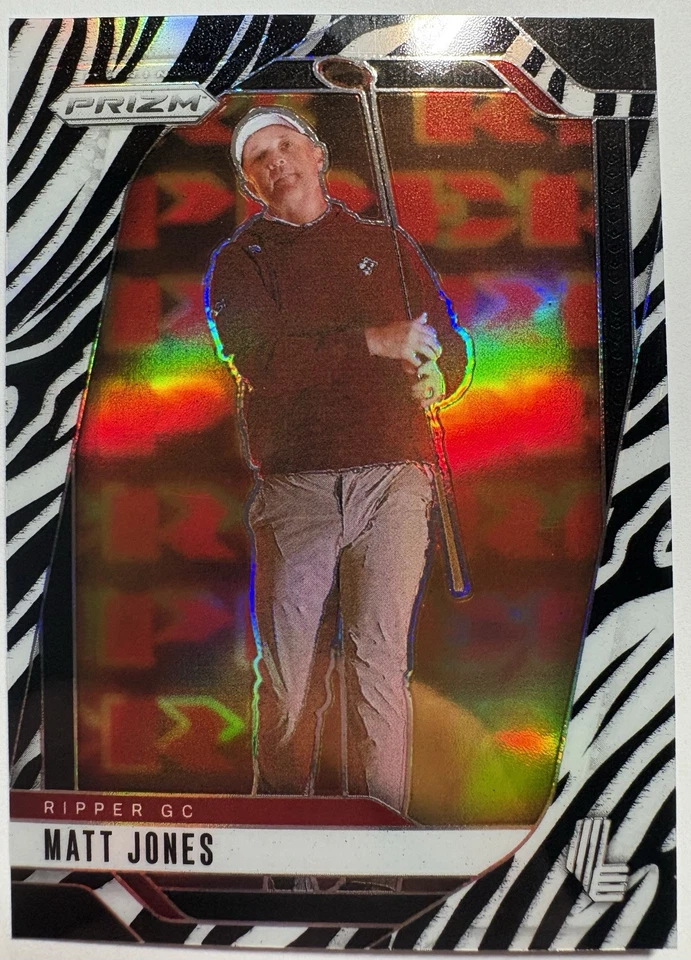 2024 Prizm LIV Golf Matt Jones Zebra Prizm Short Print Ripper GC #15 - Image 1 of 2