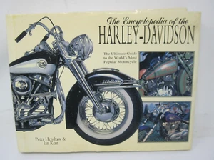 The Encyclopedia of the Harley Davidson Hardcover Peter Henshaw - Picture 1 of 6