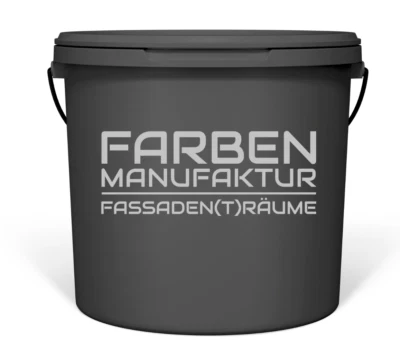 Fassadenfarbe Hausfarbe Wandfarbe Sockelfarbe Silikonharzfarbe weiß/schwarz 2L - Bild 1 von 4