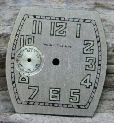 WALTHAM METAL TRINCHERA MILITAR RELOJ PULSERA ESFERA 24.3x25.7mm (J2H) Foto 1 de 2