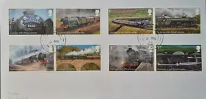 GB 2023 Set commemorativo di francobolli scozzesi volanti usati molto finemente su busta - Foto 1 di 3
