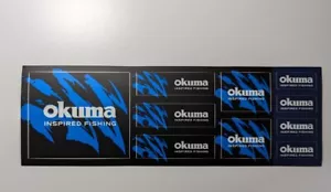 Okuma Sticker Decal Fishing Rod Reel Marlin Fly Gear Dorado - Picture 1 of 2